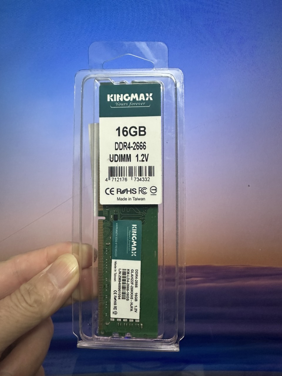 RAM PC 16GB DDR4-BUS 2666 KINGMAX - HÀNG CHÍNH HÃNG