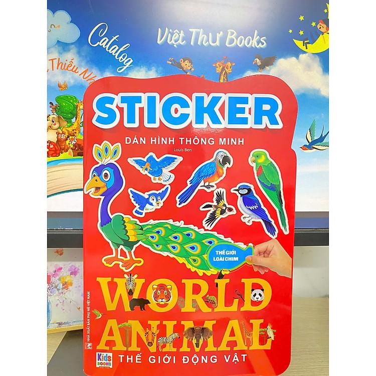 Sách Sticker -Thế giới động vật