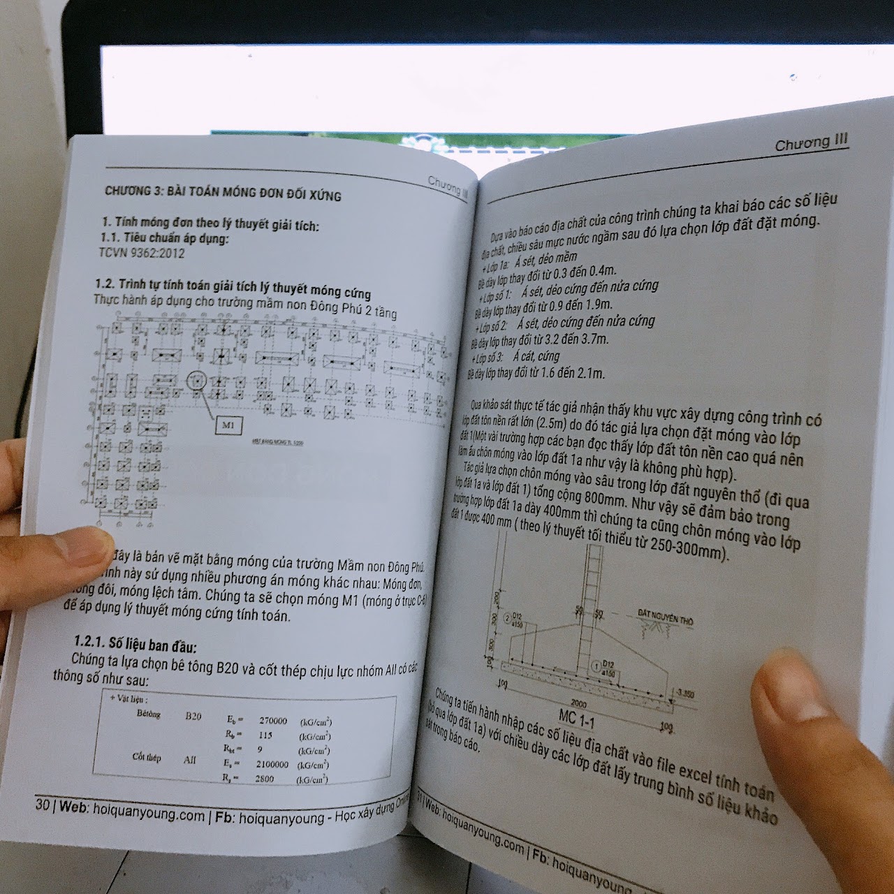 Sổ tay thực hành tính kết cấu Móng