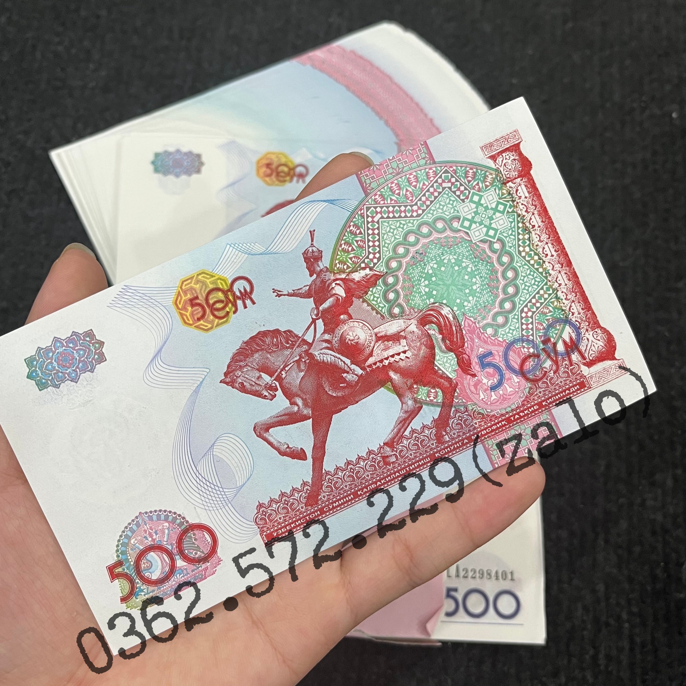 Combo 10 Tờ Ngựa mã đáo thành công của Uzberkistan làm phong thủy may mắn hút tài lộc