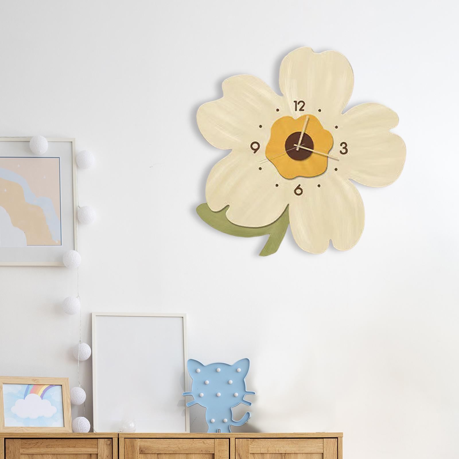 Modern Wall Clock, Stylish Wall Clock, Non Ticking Decor Accessory, Simple Wall Hanging Clock Decorative Clocks for Walls for Living Room, Bathroom