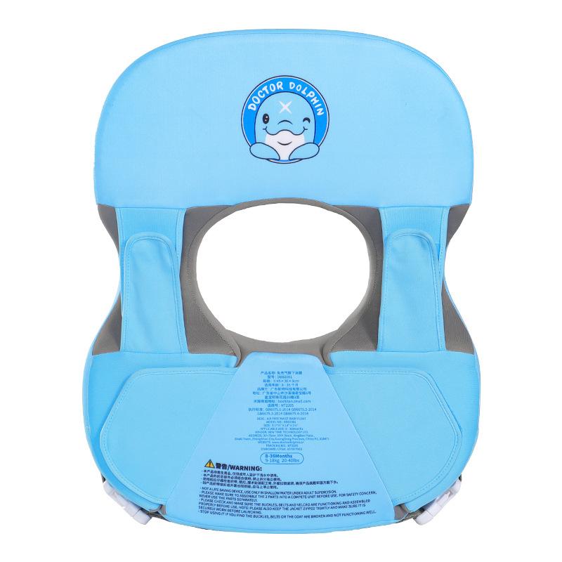 Phao Bơi Lội Không Bơm Hơi Chống Lật Cho Bé DOCTOR DOLPHIN️ - hàng cao cấp - Riki Shop - Riki Shop