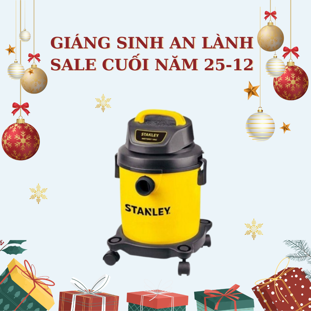 Máy hút bụi gia đình 9L Stanley SL19128P công suất 1200W hút bụi Khô và Ướt -Hàng chính hãng