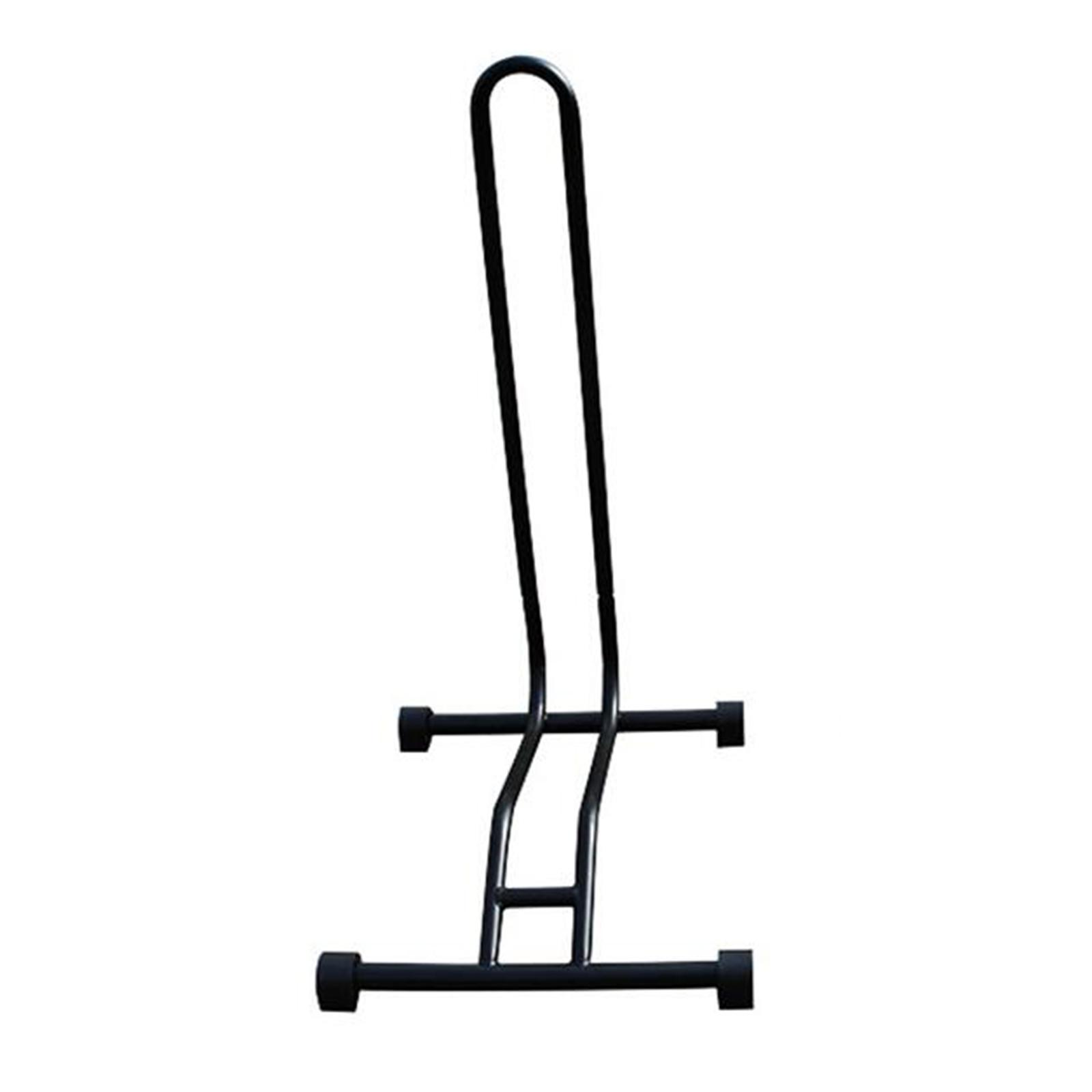 Bicycle Bike Floor Parking Stand Rack Storage for Garage, MTB Mountain and Road Bike Parking Rack, Black
