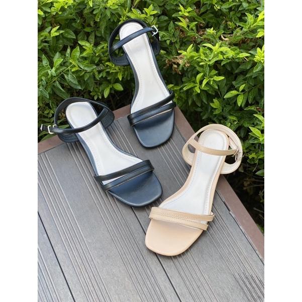 &lt; Hỗ trợ đổi size &gt; Giày sandal bệt ANNA phối quai ngang thời trang_A03444