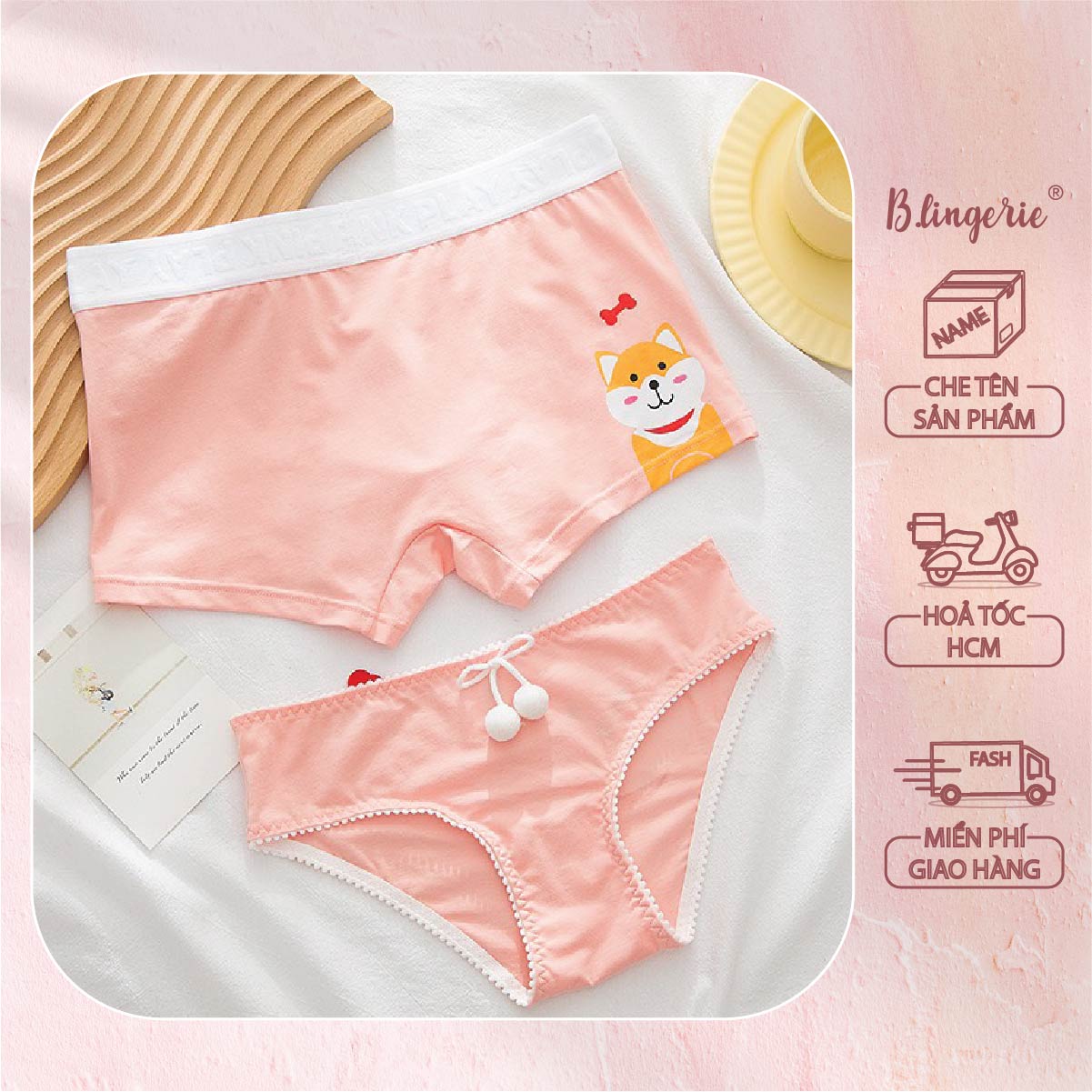 Quần Lót Couple Đáng Yêu - B.Lingerie