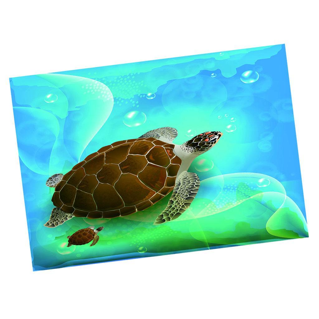 Aquarium background sticker aquarium landscape poster image --61X41cm