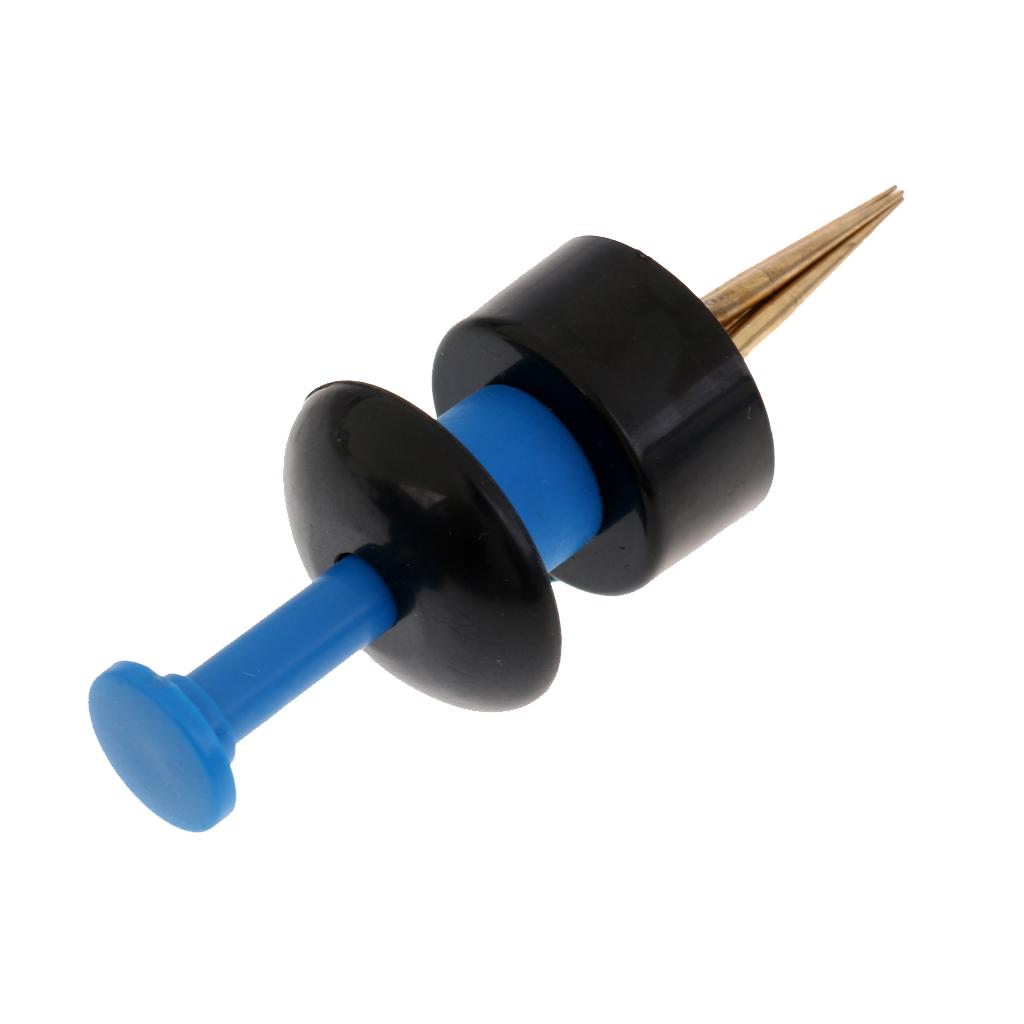 Portable Copper Bloodworm Clip Baits Lures Earthworm Clip Tool for Fishing