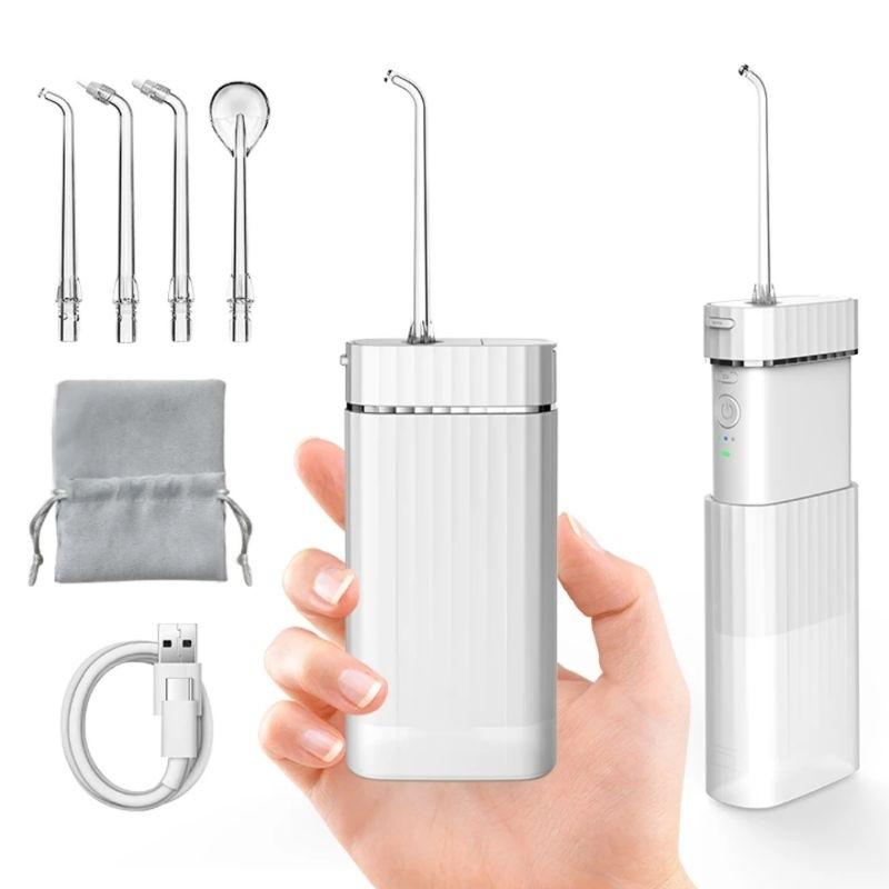 Máy tăm nước nhỏ gọn công suất mạnh mẽ TEKKIN MS18 3 chế độ bảo hành 12 tháng - hàng chính hãng
