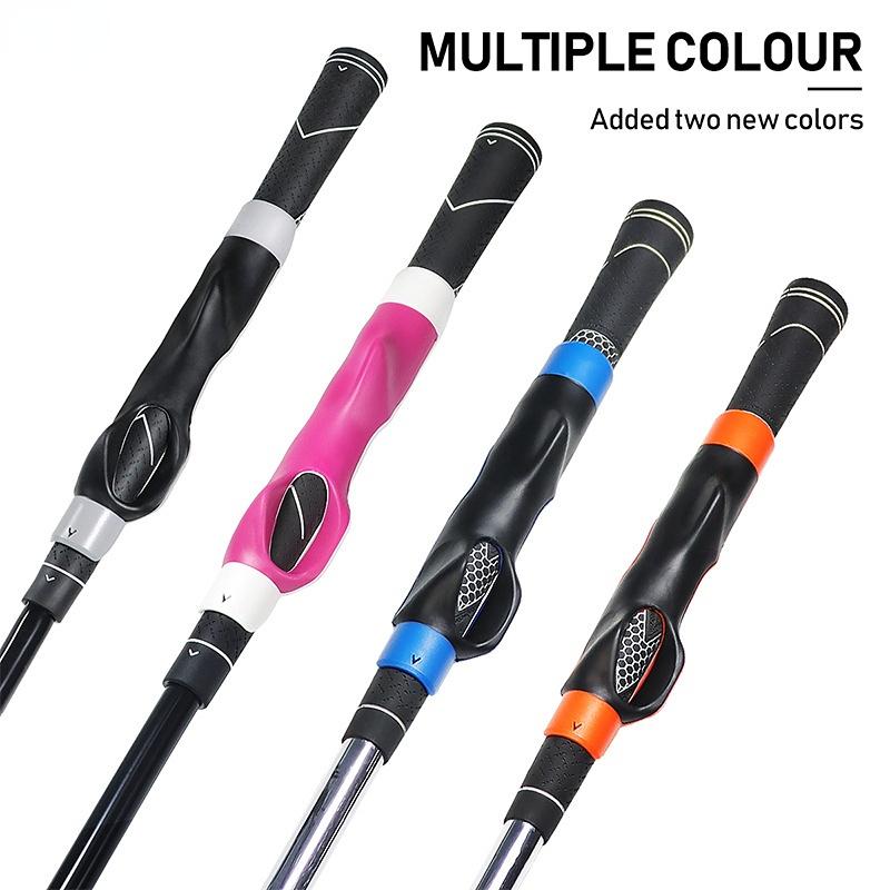 Golf Golf Grip Huấn luyện Hỗ trợ Câu lạc bộ Golf Tay cầm cho người huấn luyện xoay tay trái Color: Grey
