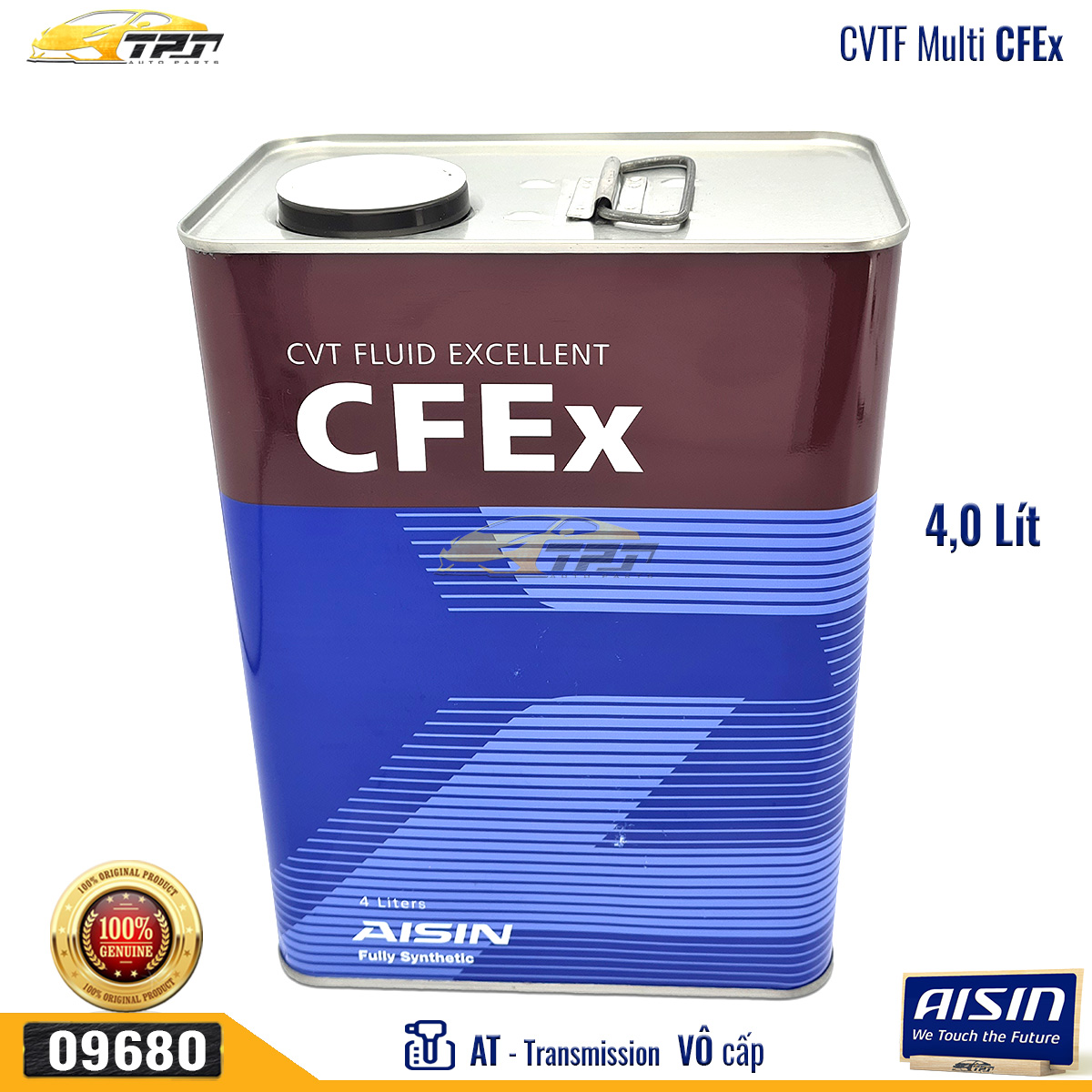 CFEx Nhớt Hộp Số Tự Động Vô Cấp CVTF Multi (4 Lít) AISIN - Japan