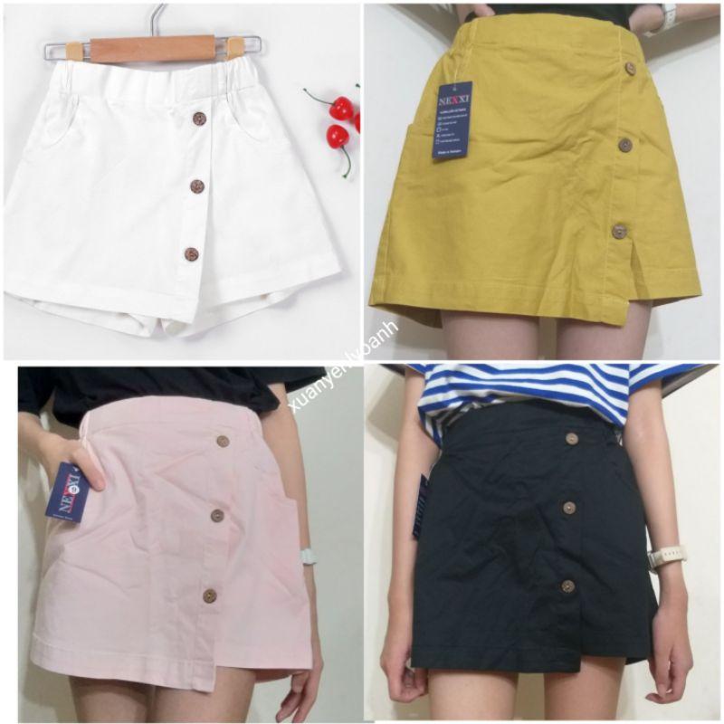 Quần sooc, short giả váy kaki co dãn size đại cho bé 25-48kg