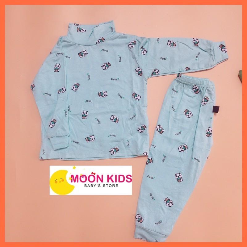 Bộ dài tay cho bé Minky Mom cổ cao 3 phân thun lạnh (7tháng-5 tuổi