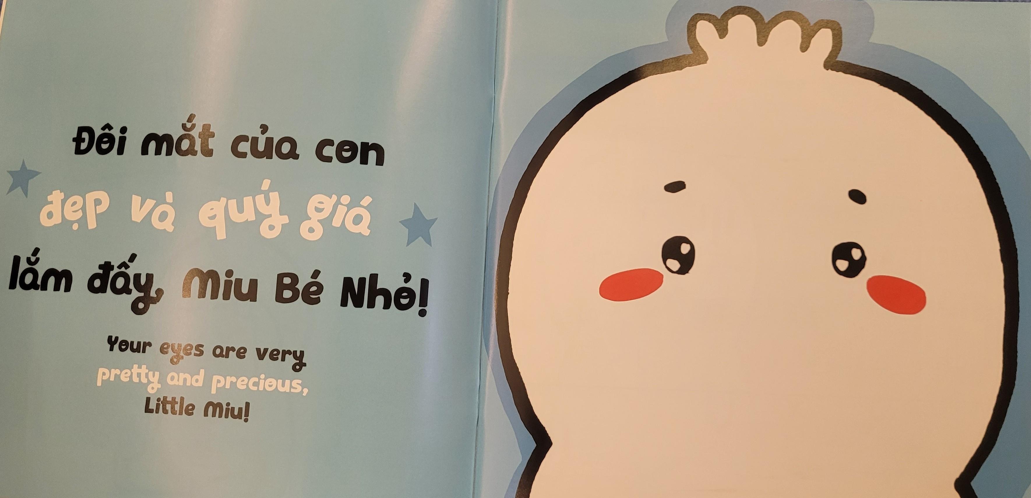 Sách Ehon Miu Bé Nhỏ Phần 1 Song Ngữ - Đừng Xem Tivi Nhiều Nhé