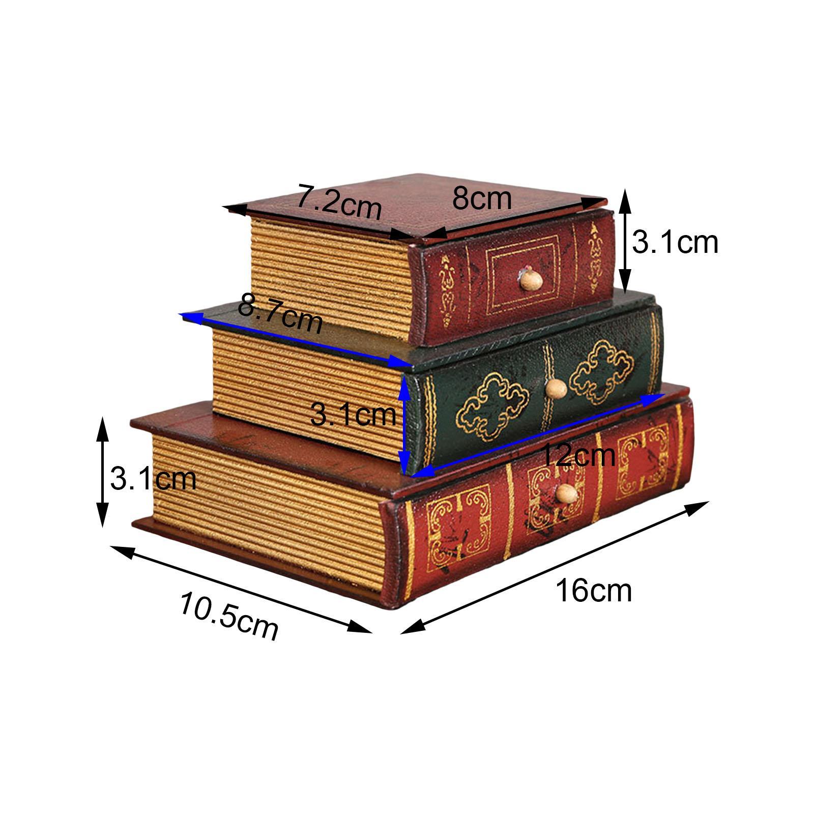 Wooden Jewelry Display Storage Box Office Decoration Organizer Ornaments