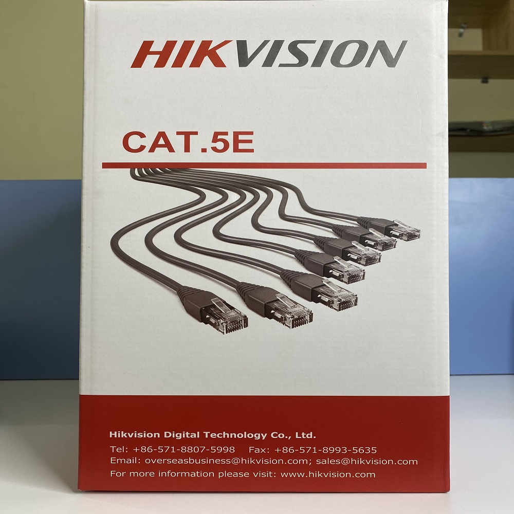 CÁP MẠNG HIKVISION UTP CAT 5E , đồng nguyên chất (305m)- Hàng Chính Hãng