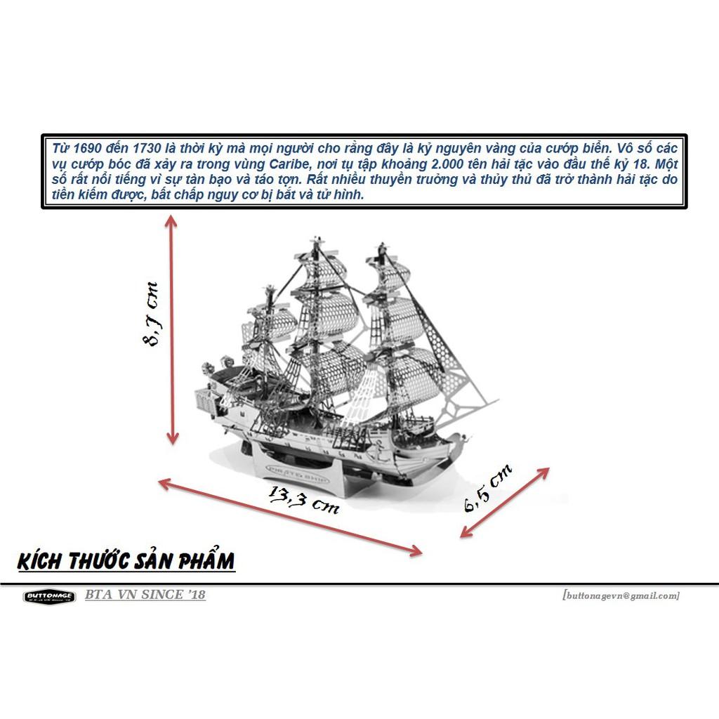 Mô Hình Lắp Ráp 3d Tàu Buồm Cướp Biển