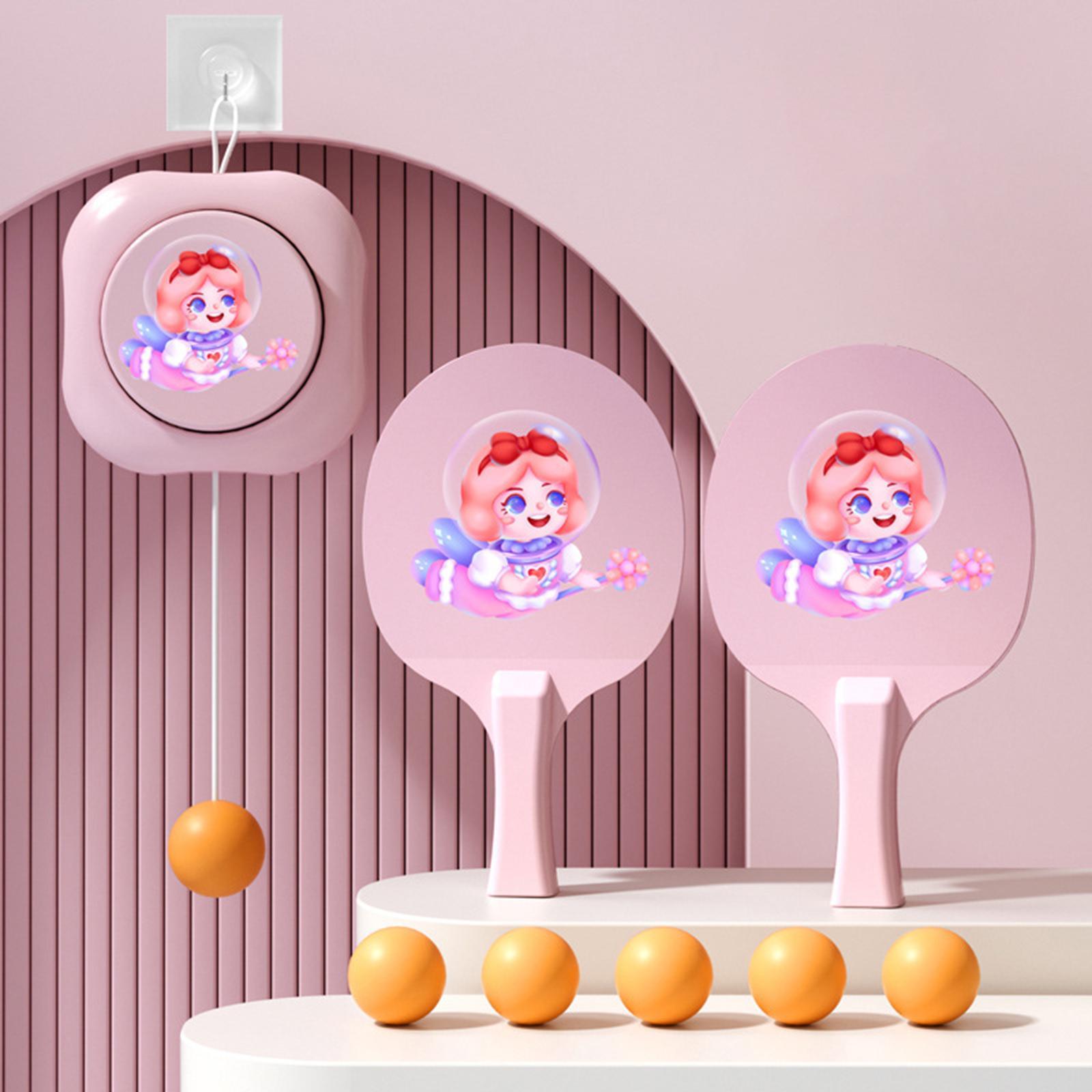 Hanging Table Tennis Trainer Set Training Device for Beginners Children Kids