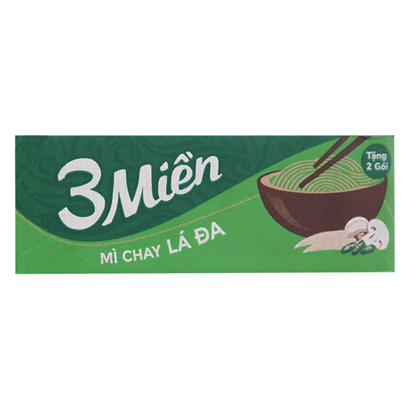 Thùng 30 Gói Mì Reeva 3 Miền Chay Lá Đa 65G