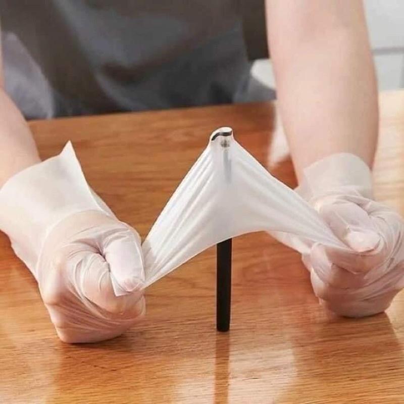 Găng tay siêu dày dùng 1 lần hộp 100c