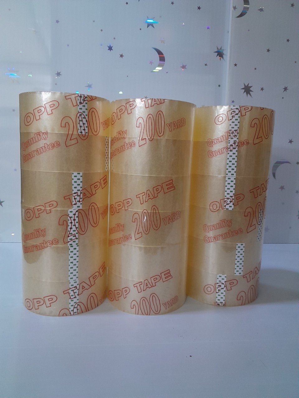 Băng keo trong 1,6Kg, 200 Yard, Lõi 5Li, keo dày, màng dai, đủ cân, đúng lõi, giá xưởng, hàng có sẵn giao ngay