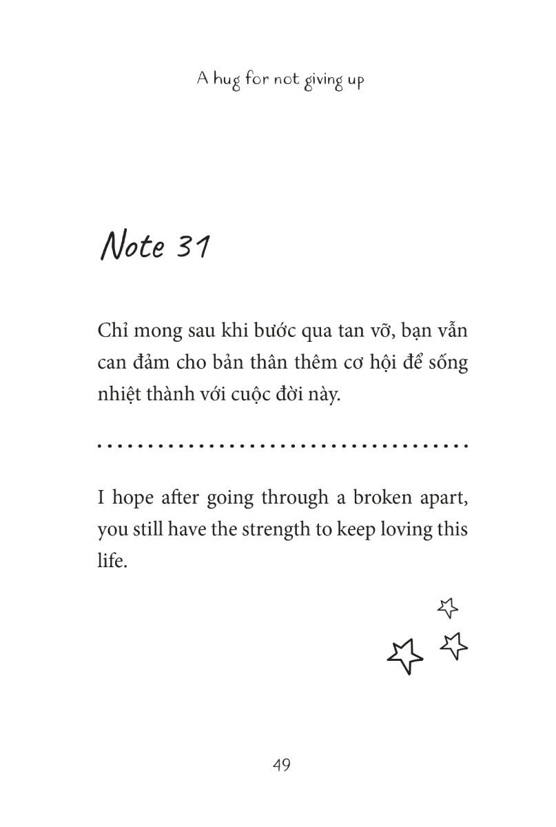A Hug For Not Giving Up - Gửi Cậu Một Cái Ôm Vì Đã Không Bỏ Cuộc (Song Ngữ Anh-Việt) - TIME