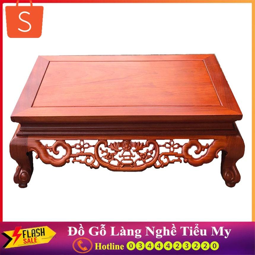 Bàn Osin Chiện Rơi Gỗ Hương, Bàn Trà Nhật, Bàn Cơm 50 x 80 x cao 21cm