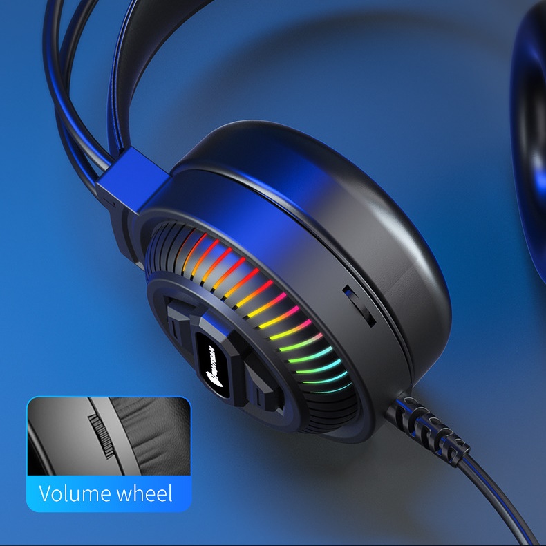 Tai Nghe PSH400 Led RGB Gaming Headset jack USB tiện lợi cho máy tính laptop hàng nhập khẩu