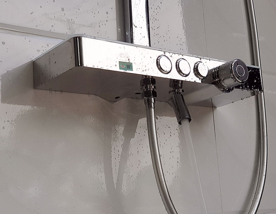 Sen bộ tắm đứng nóng lạnh Eurolife EL-SC907 (Trắng bạc)