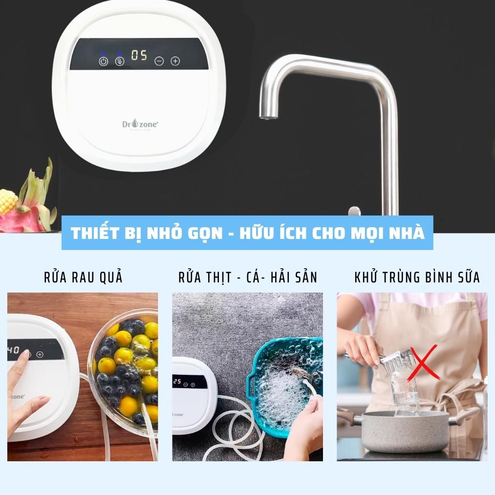 Máy khử độc thực phẩm ozone Drzone Ozone is Life 400mg O3/h khử độc khử trùng đa năng - Hàng chính hãng