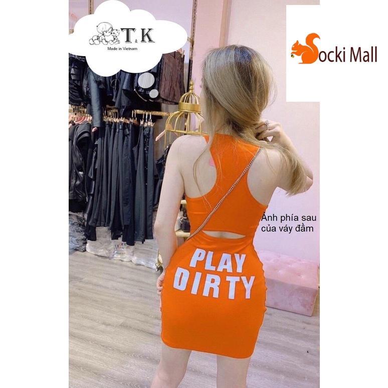 (Loại 1) Thời trang trẻ em - Váy đầm ôm body cho bé gái 7-37kg, kiểu hot girl, 100% cotton- SockiMall (220591)