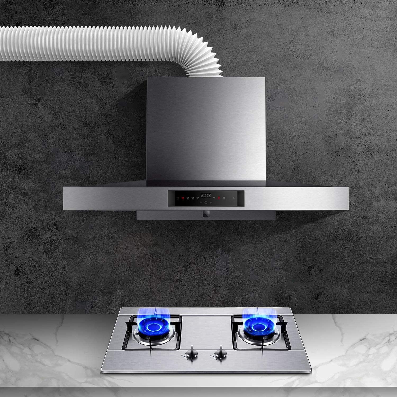 Vòi sơ tán linh hoạt Ø Chiều dài 1058mm 8m, vỏ thông gió phổ quát trong bộ PVC/nhôm để bảo vệ điều hòa không khí chống ăn mòn để ăn mòn