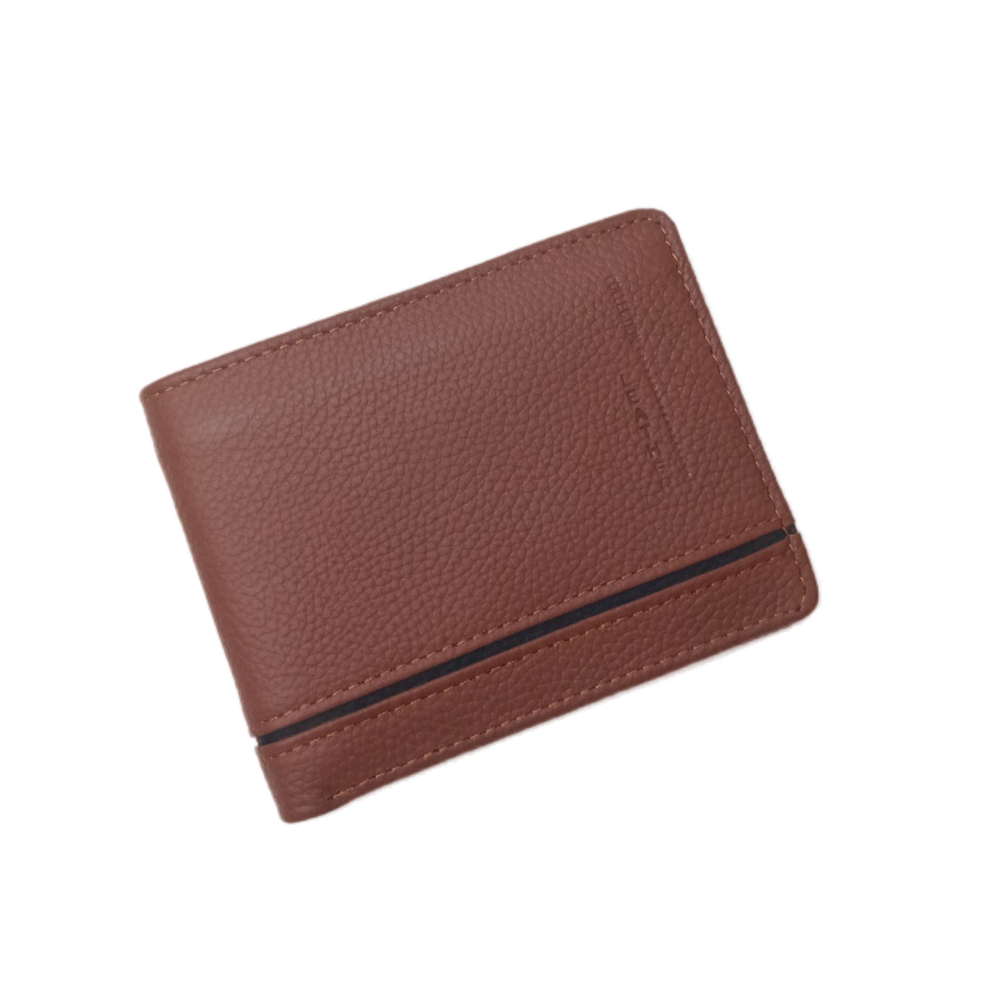 Ví nam da bò sáp Italy phối màu lịch lãm, sang trọng PQ Leather PV2 - BH 12 tháng
