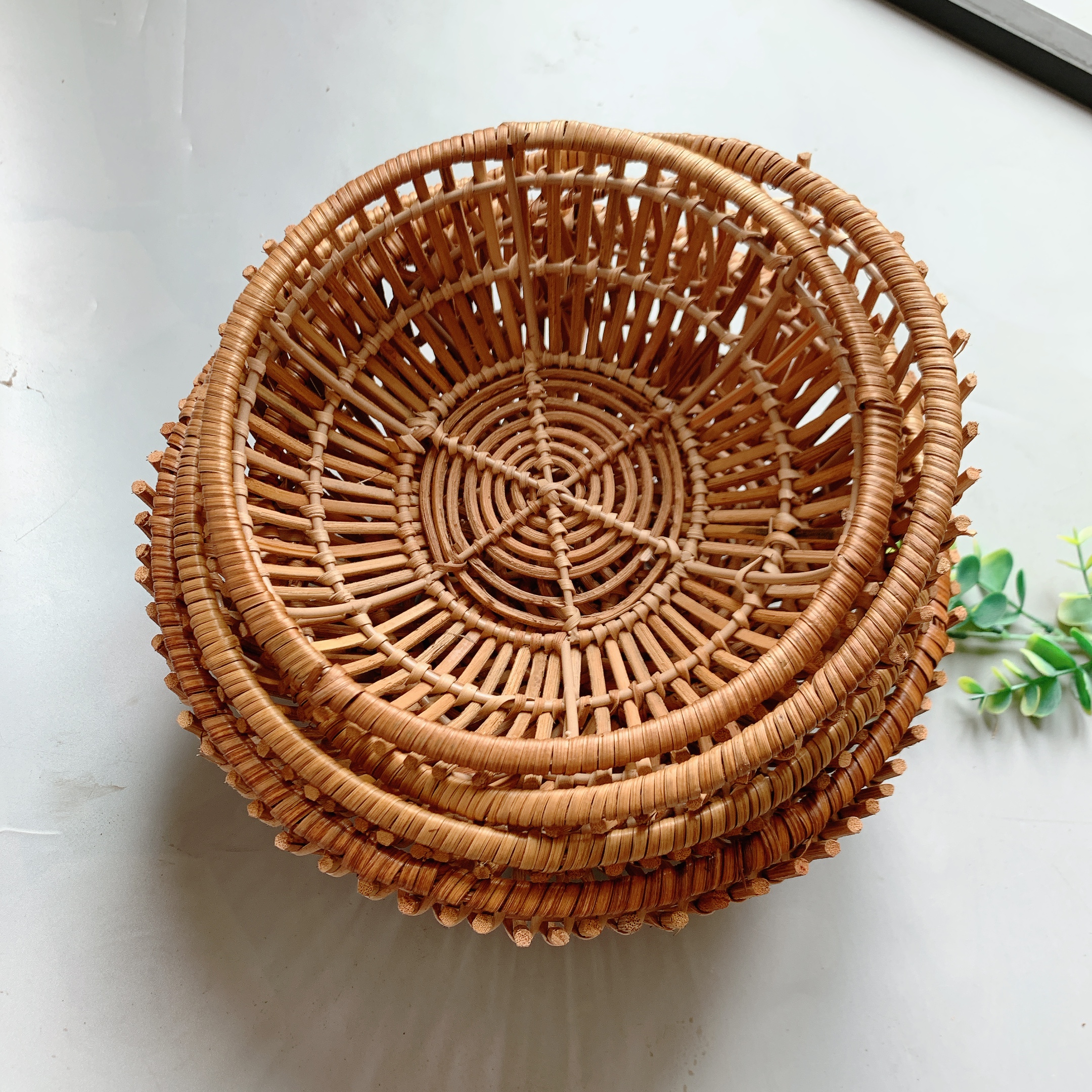 Rổ Mây Guột Đựng Bánh Kẹo, Bày Hoa Quả, Đồ Ăn Picpic, Đồ Decor Thân Thiện Môi Trường Vitrapro