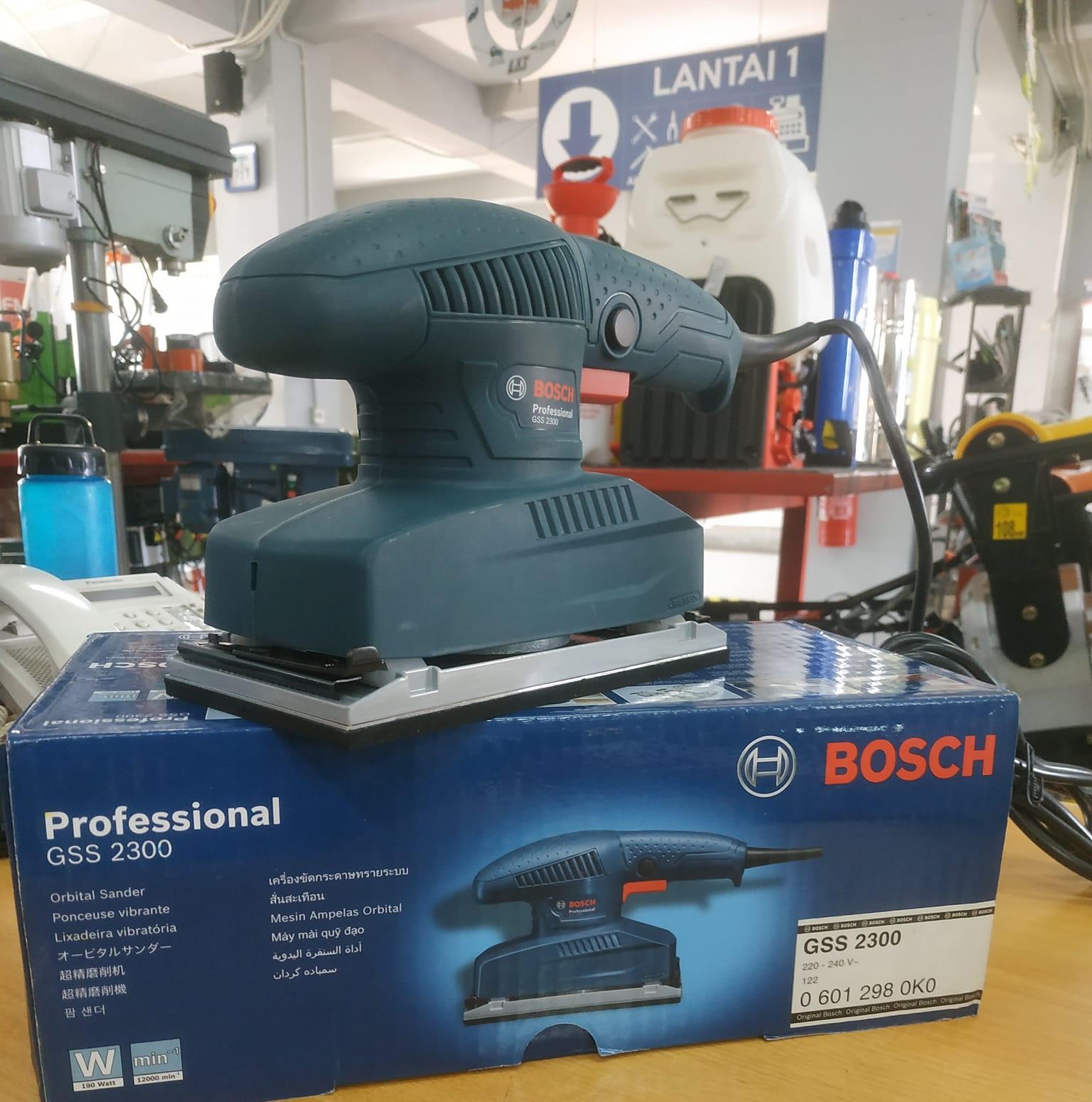 MÁY CHÀ NHÁM RUNG (92MM X 182MM) 190W BOSCH GSS 2300 - HÀNG CHÍNH HÃNG