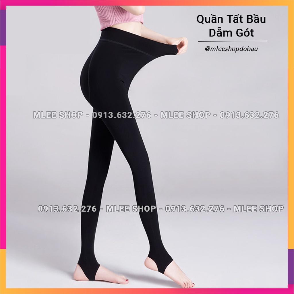 Quần Tât Bầu Dẫm Gót | Quần Tất Thu Đông Cho Bà Bầu | Đồ Bầu Mùa Đông