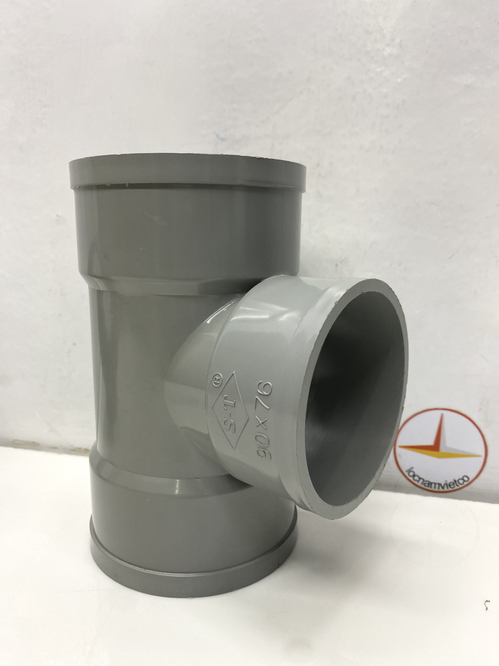 Tê giảm 90 x 76 nhựa PVC ST_ T90x76