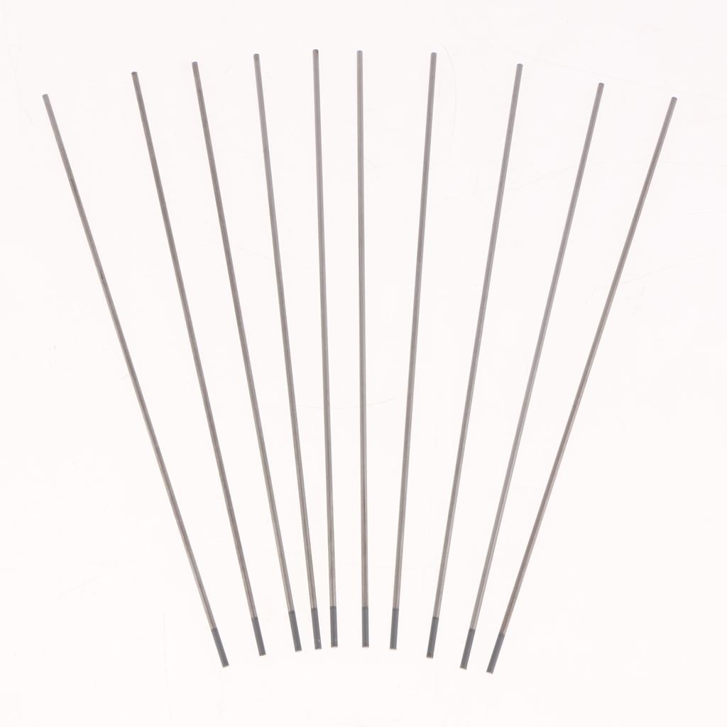 10 Pieces WT20 1/16 x5.9inch 2% Thoriated Red Tungsten Electrodes Welding Tig Rods