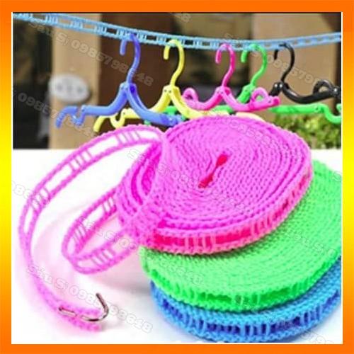 Dây Phơi Quần Áo chống dồn Cuộn dài 5m