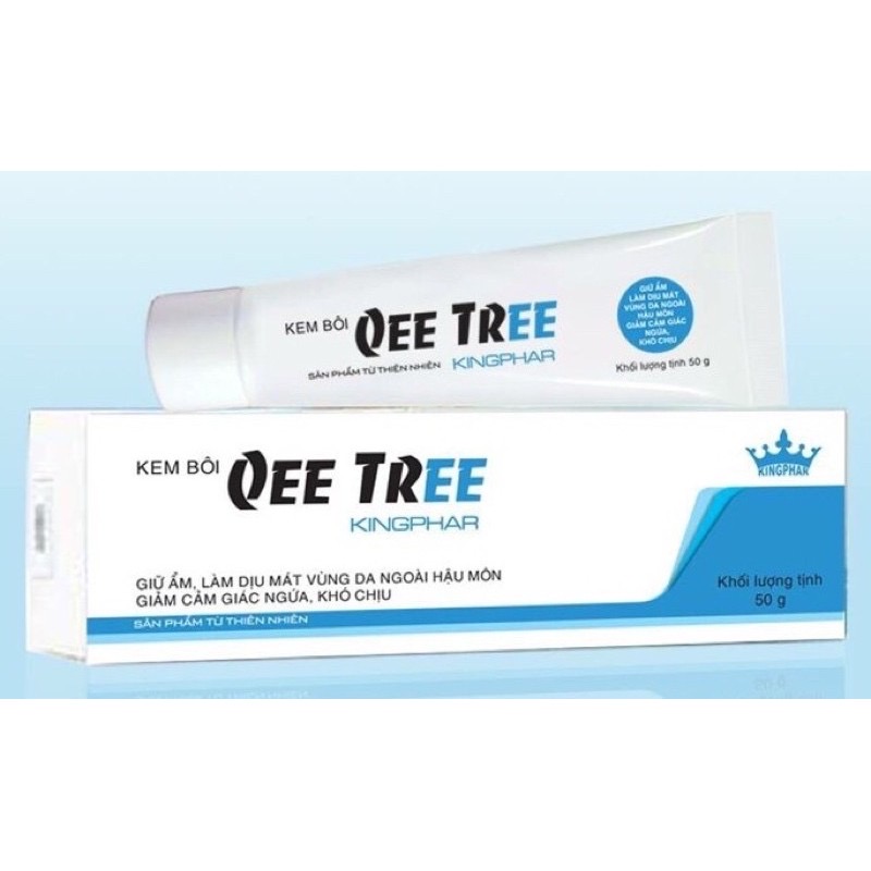 Kem bôi thảo dược dành cho người bị trĩ Qeetree Kingphar, tube 50 gam