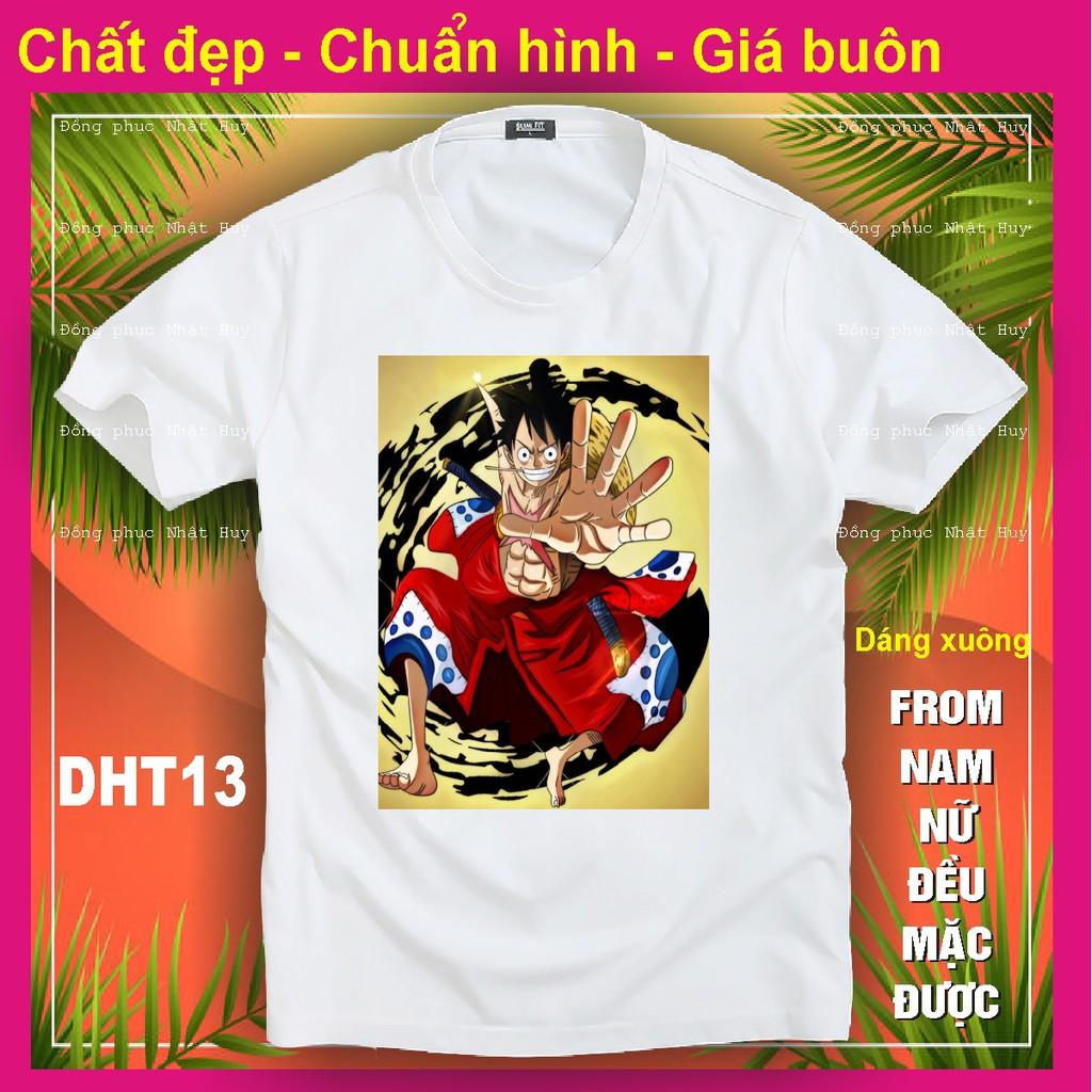 Áo thun Đảo hải tặc 9 One Piece Usopp,Sanji, chất đẹp, in hình phông