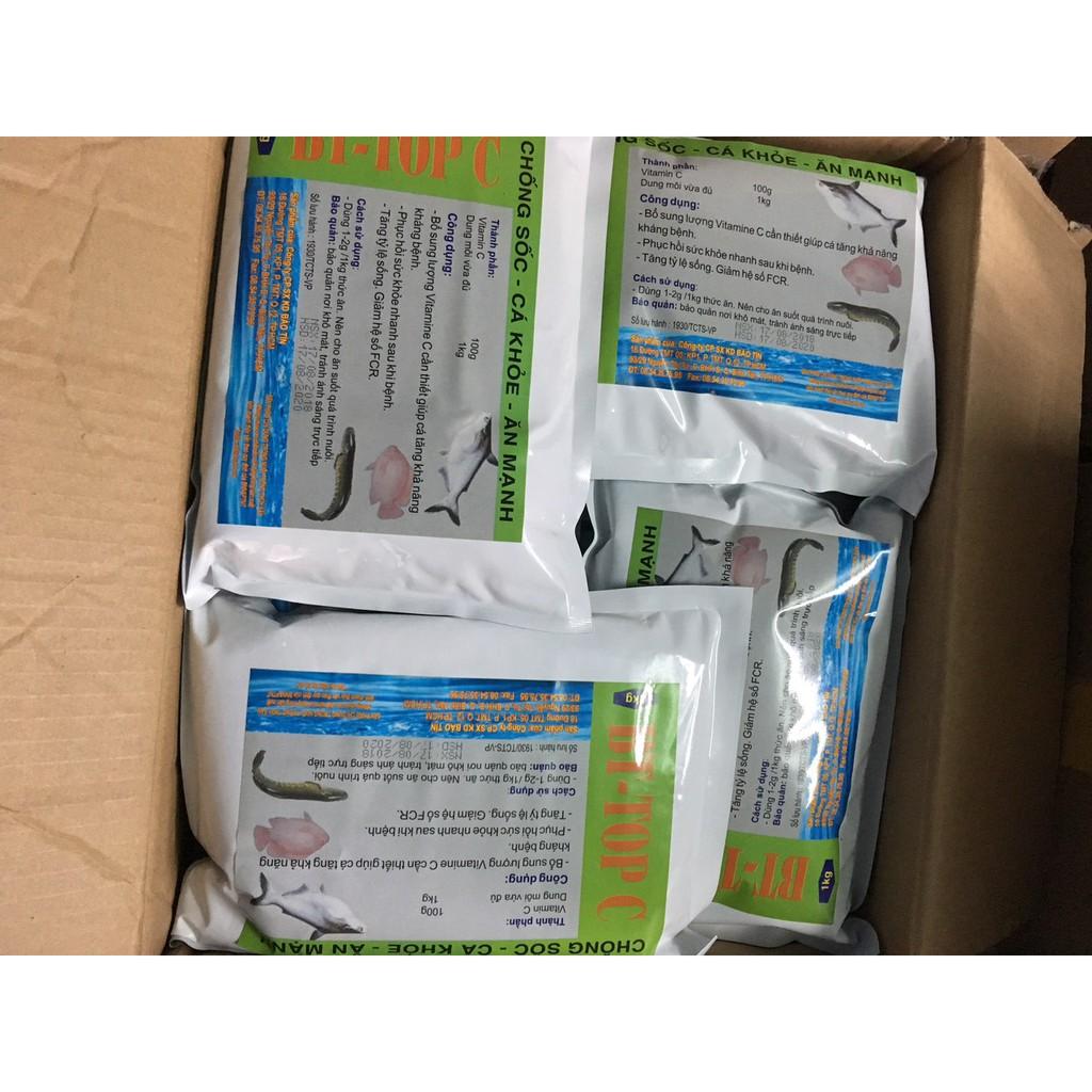 Vitamin C chống sốc, giúp cá phục hồi sức khỏe, ăn mạnh