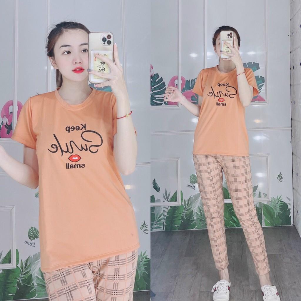 SET BỘ THUN NỮ QUẦN DÀI SIÊU XINH,HỌA TIẾT ÁO VÔ CÙNG XINH XẮN 1HIT1 FASHION