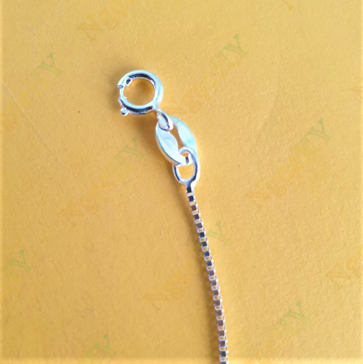 LẮC CHÂN BẠC NgọcHY - Bánh xe cách điệu đính đá nổi bật