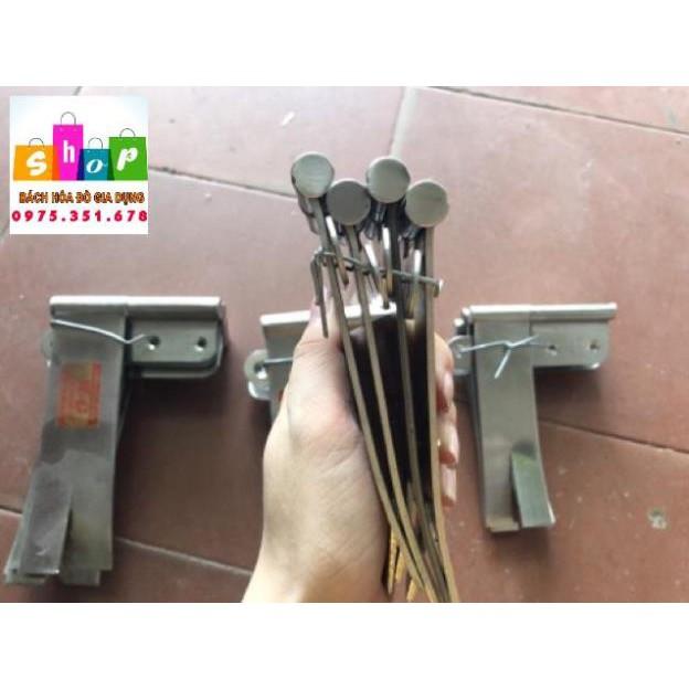 Bản Lề Goong Inox - Goong inox chôn tường 304