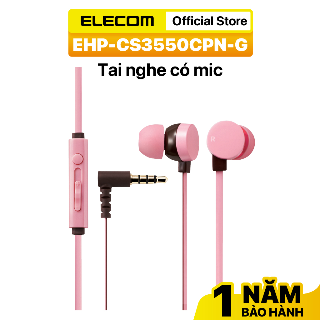 Tai nghe có mic ELECOM EHP-CS3550CPN-G