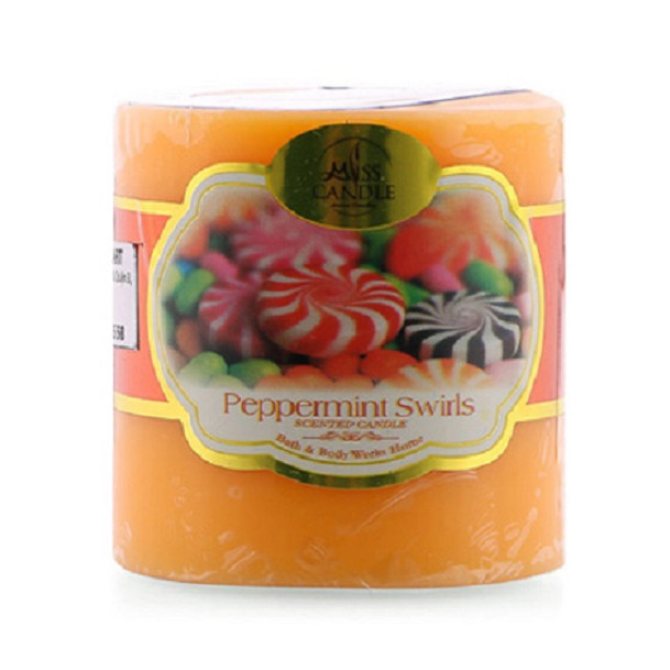 Nến thơm trụ tròn D5H5 Miss Candle FTRAMART MIC4565