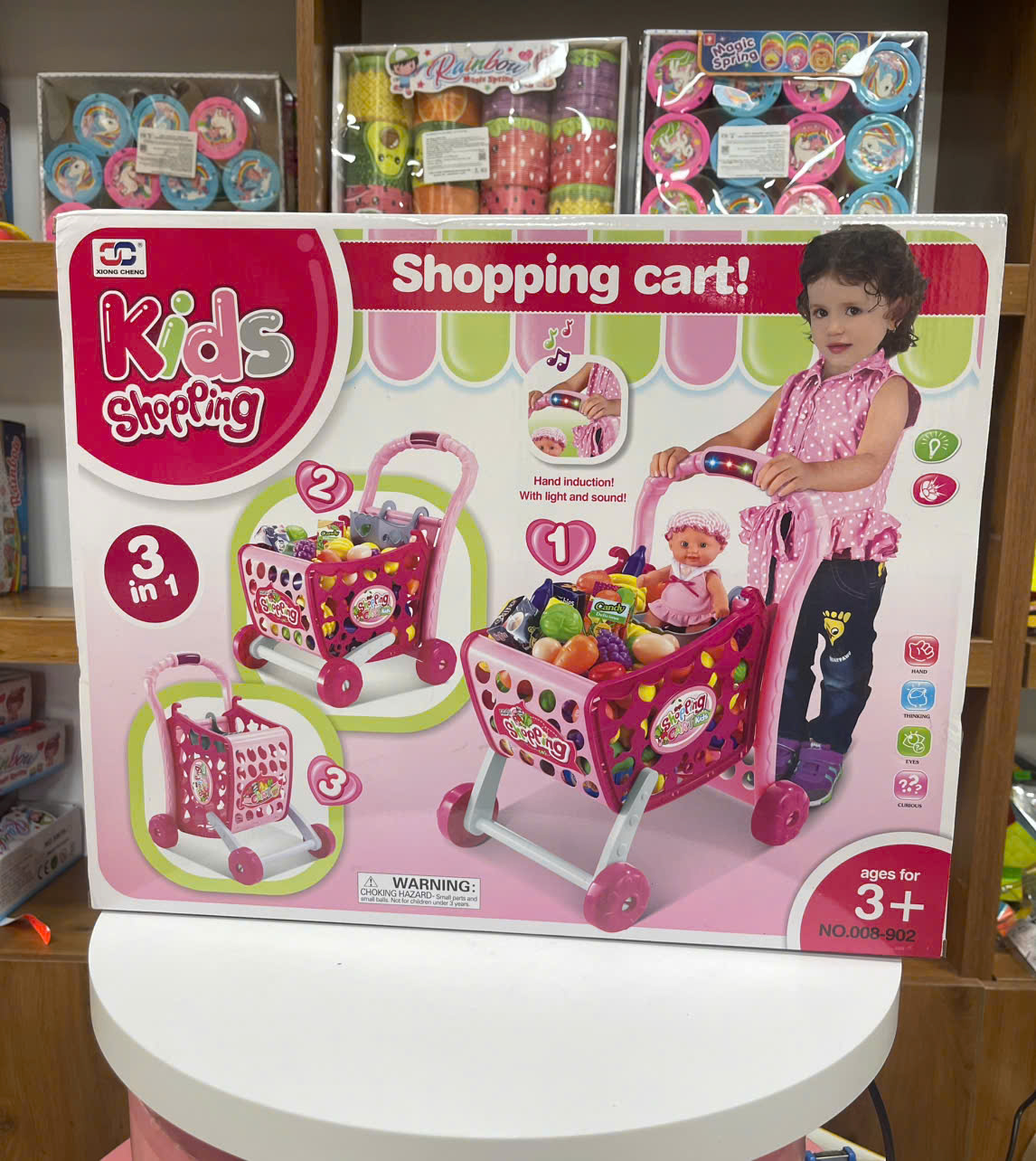 Xe đẩy siêu thị đồ chơi cho bé – 008-902 (KT 47.5x32.2x9cm)