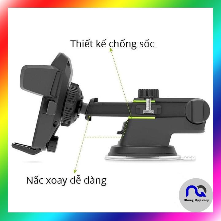 Giá đỡ điện thoại trên ô tô xoay 360 độ chắc chắn an toàn