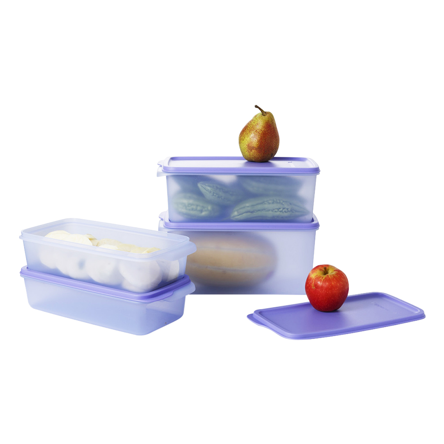 Bộ 4 Hộp Trữ Mát Tupperware Stak N Stor Gen II